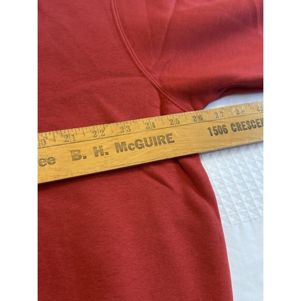 Rawgear Hoodie Men's Sz L Red Oversized Logo Heavyweight NWT Workout - Picture 3 of 14
